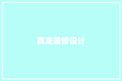 真龙装修设计
