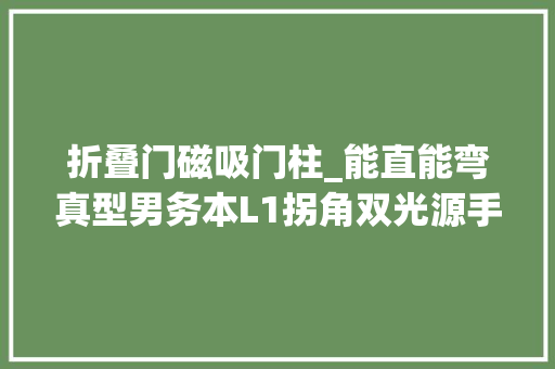 折叠门磁吸门柱_能直能弯真型男务本L1拐角双光源手电体验