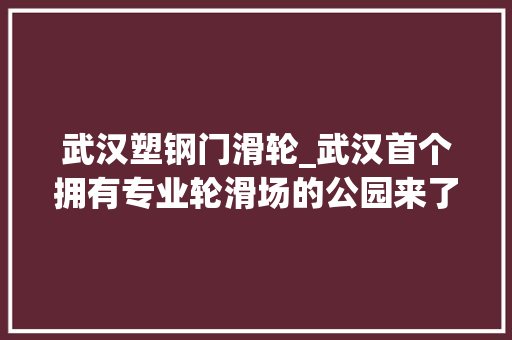 武汉塑钢门滑轮_武汉首个拥有专业轮滑场的公园来了