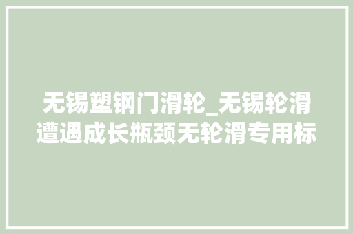 无锡塑钢门滑轮_无锡轮滑遭遇成长瓶颈无轮滑专用标准场地市场缺乏规范