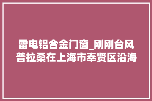 雷电铝合金门窗_刚刚台风普拉桑在上海市奉贤区沿海二次上岸今夜关紧门窗尽量不出门