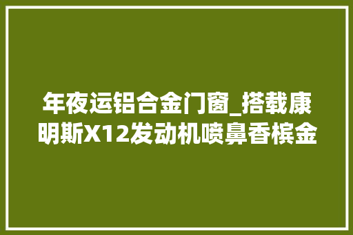年夜运铝合金门窗_搭载康明斯X12发动机喷鼻香槟金的大年夜运N9H远航版这个feel有点酷