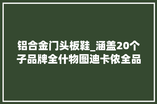 铝合金门头板鞋_涵盖20个子品牌全什物图迪卡侬全品类购物攻略