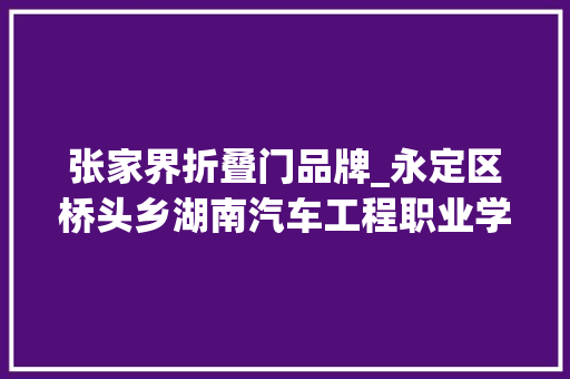 张家界折叠门品牌_永定区桥头乡湖南汽车工程职业学院来桥头百业街举行扎染研学活动