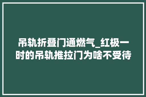 吊轨折叠门通燃气_红极一时的吊轨推拉门为啥不受待见了看完过来人分享明白了