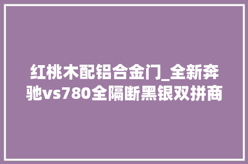 红桃木配铝合金门_全新奔驰vs780全隔断黑银双拼商务车就是要来点儿不一样的