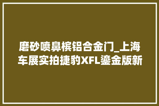 磨砂喷鼻槟铝合金门_上海车展实拍捷豹XFL鎏金版新增磨砂喷鼻香槟金色售价425万元起