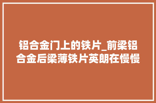 铝合金门上的铁片_前梁铝合金后梁薄铁片英朗在慢慢减配