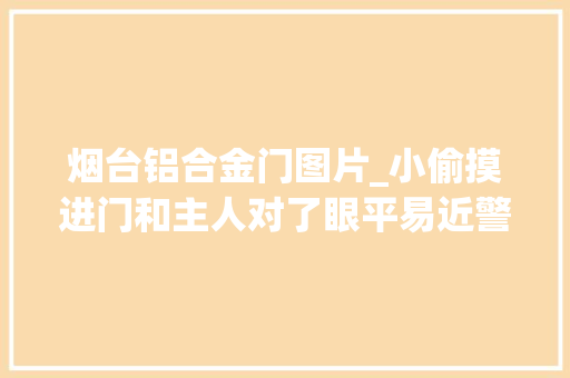 烟台铝合金门图片_小偷摸进门和主人对了眼平易近警雷霆出击擒获嫌疑人s
