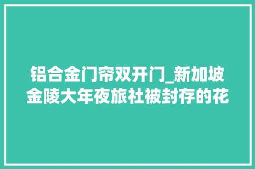 铝合金门帘双开门_新加坡金陵大年夜旅社被封存的花样年光光阴
