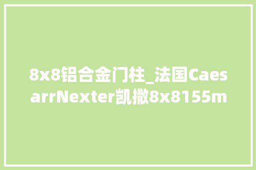 8x8铝合金门柱_法国CaesarrNexter凯撒8x8155mm自行榴弹炮20