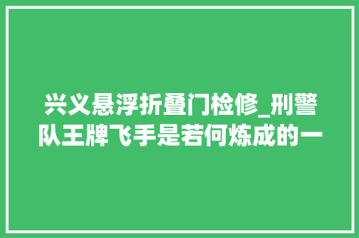 兴义悬浮折叠门检修_刑警队王牌飞手是若何炼成的一天演习十多个小时拿筷子都邑手抖