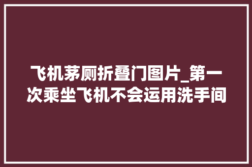 飞机茅厕折叠门图片_第一次乘坐飞机不会运用洗手间就问你难堪不难堪
