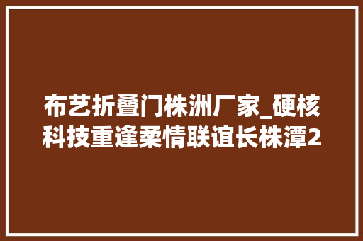 布艺折叠门株洲厂家_硬核科技重逢柔情联谊长株潭200余名独身单身青年在超级工厂寻爱