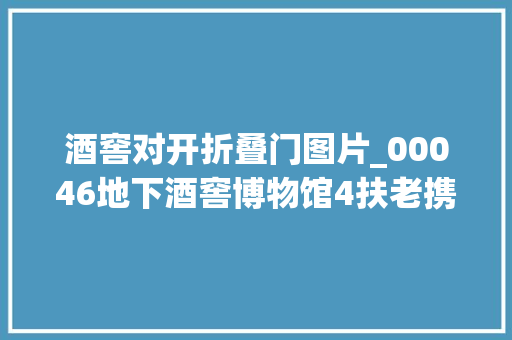 酒窖对开折叠门图片_00046地下酒窖博物馆4扶老携幼花甲游桂枝喷鼻香1首