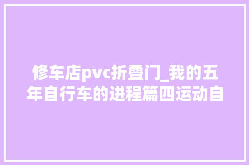 修车店pvc折叠门_我的五年自行车的进程篇四运动自行车之修车对象篇