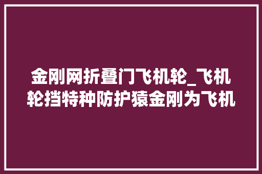 金刚网折叠门飞机轮_飞机轮挡特种防护猿金刚为飞机平稳着陆保驾护航