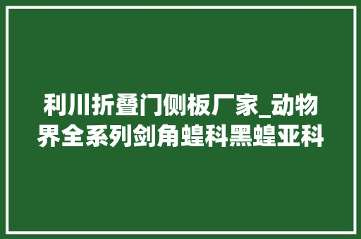 利川折叠门侧板厂家_动物界全系列剑角蝗科黑蝗亚科上版纳蝗