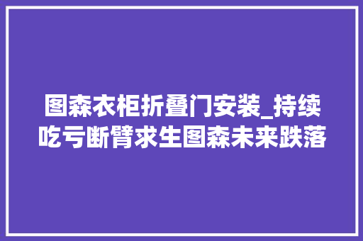 图森衣柜折叠门安装_持续吃亏断臂求生图森未来跌落神坛