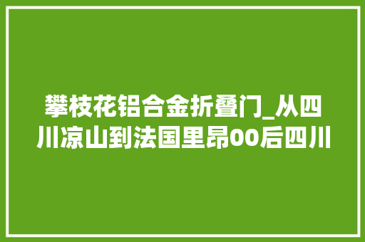 攀枝花铝合金折叠门_从四川凉山到法国里昂00后四川小伙斩获世界技能大年夜赛银牌｜Z世代正青春