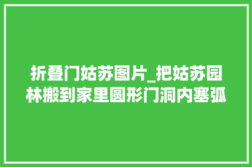 折叠门姑苏图片_把姑苏园林搬到家里圆形门洞内塞弧形推拉门多一类别样意境美