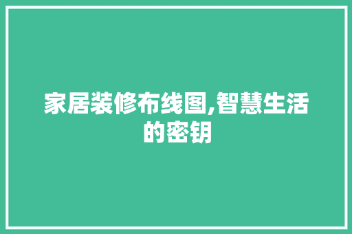 家居装修布线图,智慧生活的密钥 实木门
