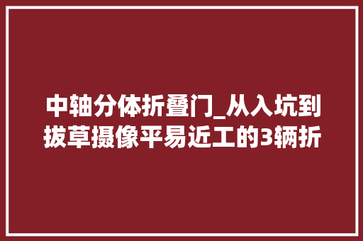 中轴分体折叠门_从入坑到拔草摄像平易近工的3辆折叠车