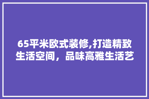 65平米欧式装修,打造精致生活空间，品味高雅生活艺术
