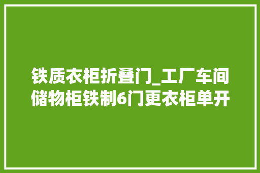 铁质衣柜折叠门_工厂车间储物柜铁制6门更衣柜单开门对象车